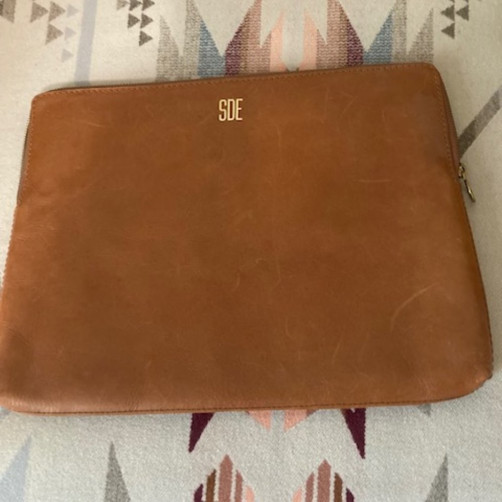 Madewell Leather laptop case